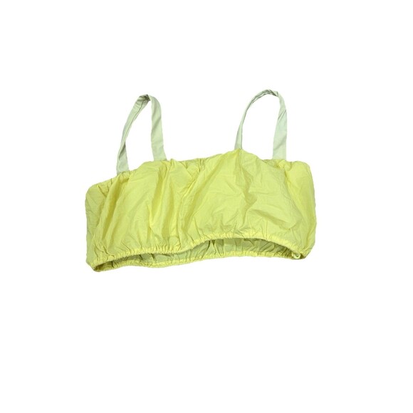 Daily Drills Yellow Nylon Bubble Set Shirt And Bra Small Medium - Picture 7 of 10